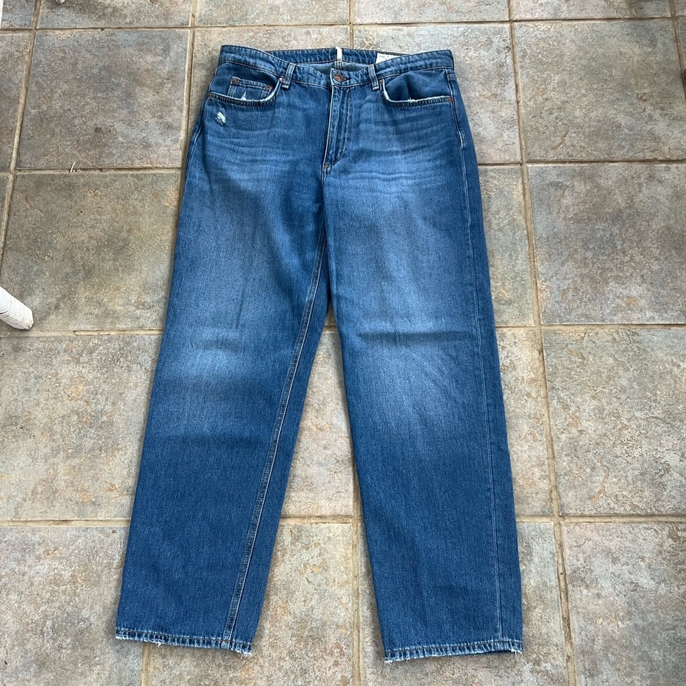 rag & bone Women’s Boyfriend Jeans - Medium Blue Wash
